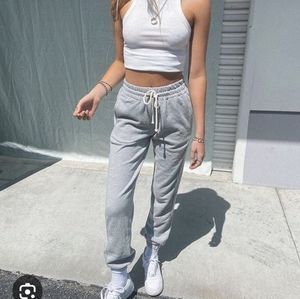 Grey sweatpants